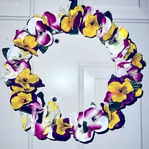 Hawaiian Inspired Floral Wreath